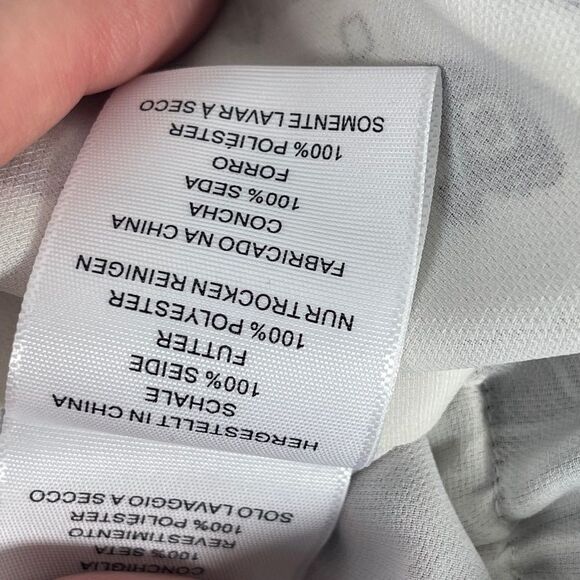 Joie Akeela White Print Long Sleeve Romper Sz XS - Picture 8 of 13